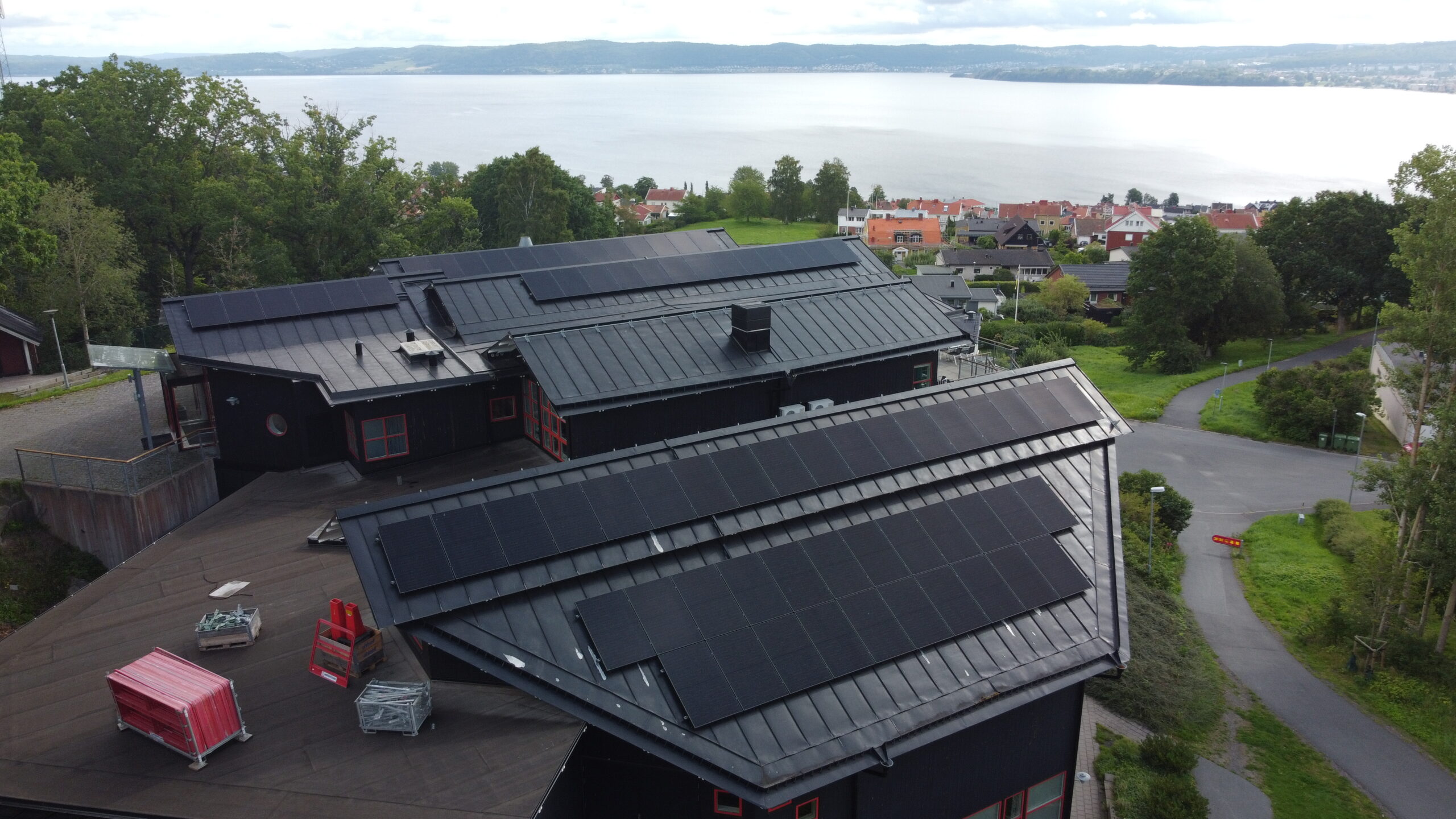 Solceller på fjällstugen